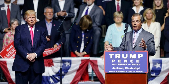 Bisakah Donald Trump Membantu Reformasi Inggris Memenangkan 'Bro Vote'?