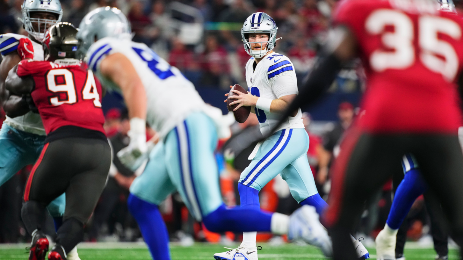 Hasil dan sorotan NFL: Harapan Baker Mayfield dan playoff Tampa Bay Buccaneers berkurang karena kekalahan 26-24 dari Dallas Cowboys | Berita NFL