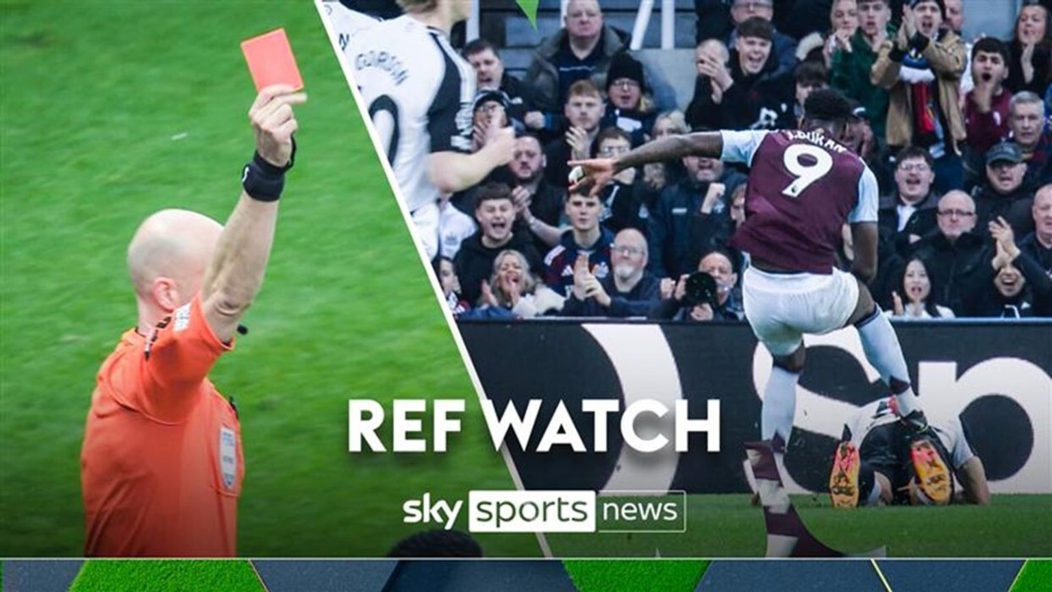 Ref Watch: Mengapa Duran mendapat kartu merah saat melawan Newcastle?