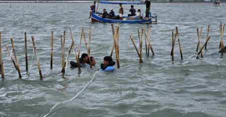 Abrasi pantai jawa dulunya menjadi perairan sekarang