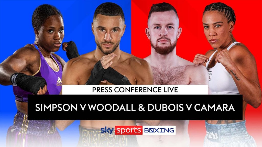 Callum Simpson vs Steed Woodall dan Caroline Dubois vs Jessica Camara: Siaran konferensi pers menjelang tagihan hari Sabtu | Berita Tinju