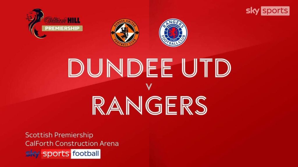 Dundee United 1-3 Rangers