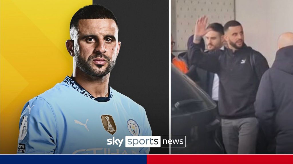 Kyle Walker tiba di Milan setelah Man City menerima tawaran pinjaman AC Milan