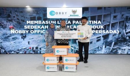 Masyarakat Palestina Membantu, Nobby Official Sumbang Rp 1 Miliar lewat BAZNAS