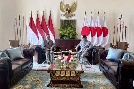 Presiden Prabowo Subianto menjamu PM Jepang Shigeru Ishiba di Istana Bogor