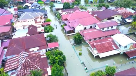 23 area terendam, 3 orang meninggal karena banjir Bandar Lampung