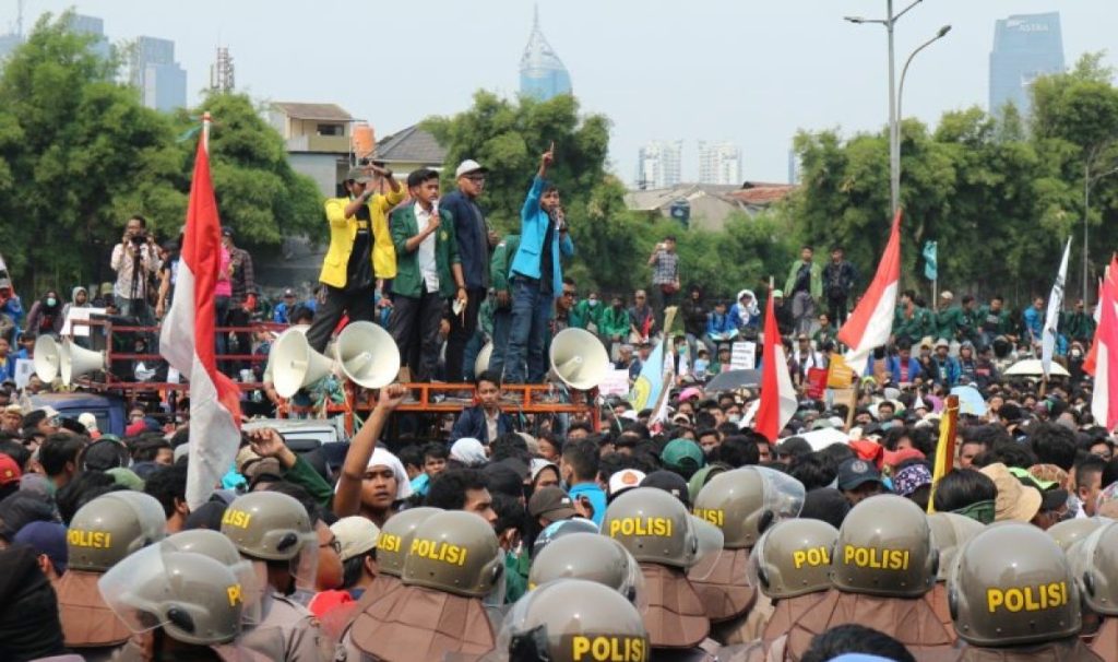 588 personel bersama yang dimobilisasi untuk demonstrasi Kawal Indonesia