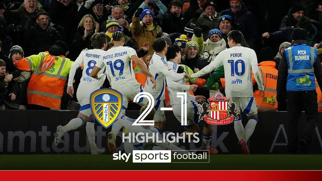 ‘Adegan luar biasa!’ Late, Late Stuijk Show mendapatkan kemenangan besar Leeds atas Sunderland