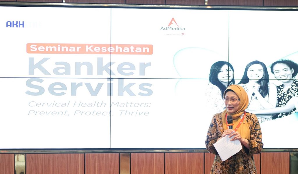 Admedika mengadakan seminar kesehatan kanker serviks, mendukung penghapusan kanker serviks