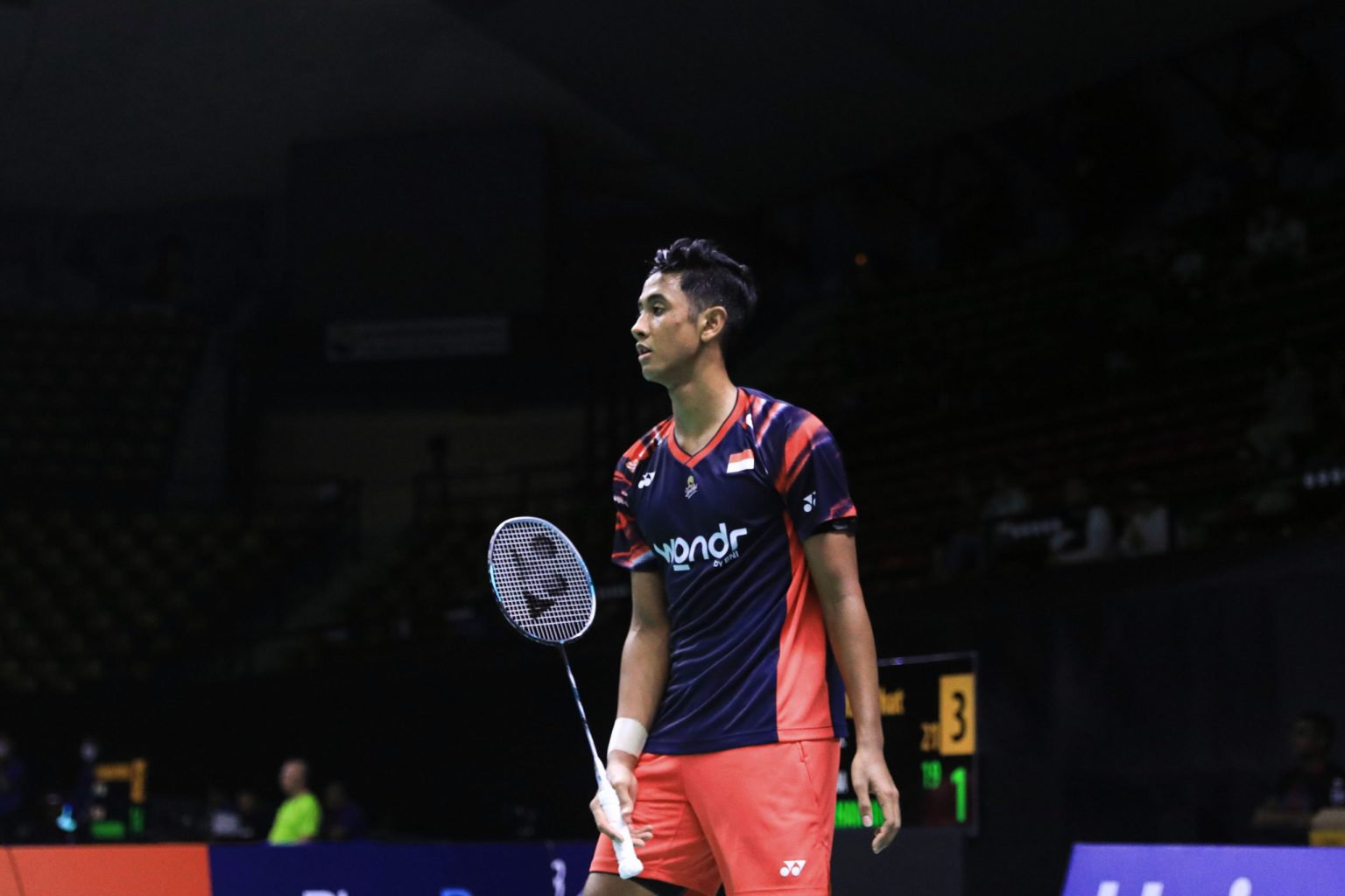 Alwi terdengar hu zhe an, Indonesia unggul dengan juara bertahan 2-0