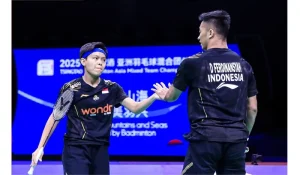 Dejanfadia Membawa Indonesia 1-0 ke atas Malaysia di Kejuaraan Badminton Tim Campuran Asia 2025