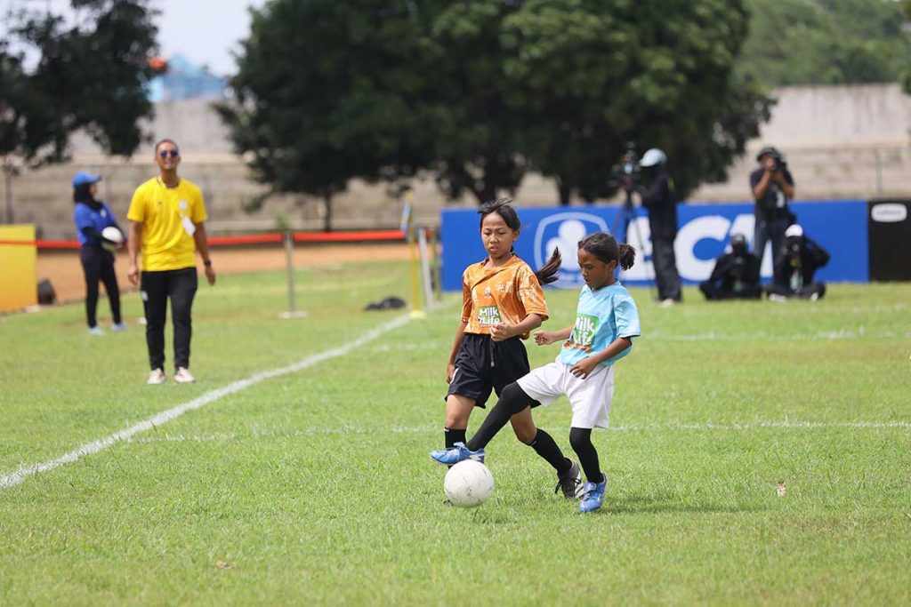 Ekosistem sepak bola wanita mulai tumbuh di tingkat sekolah dasar