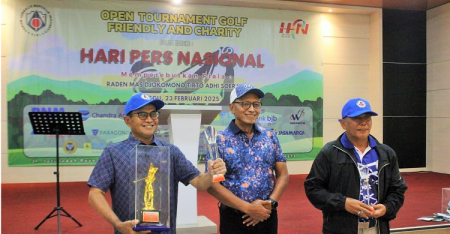 FJRI mengadakan Turnamen Golf Hari Pers Nasional 2025