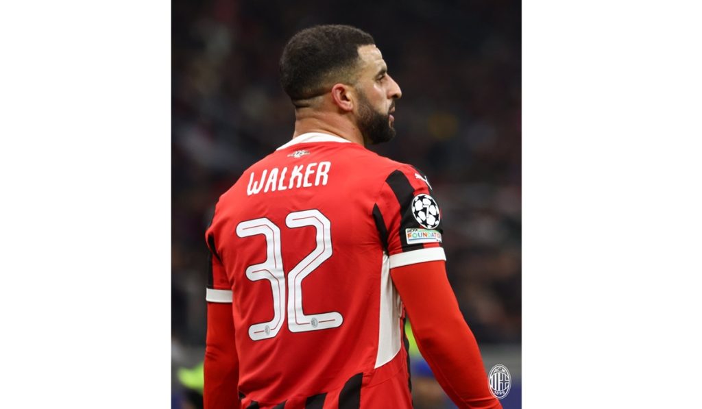 Kyle Walker memanggil kartu merah karena kegagalan AC Milan Fove ke Liga Champions Big 16