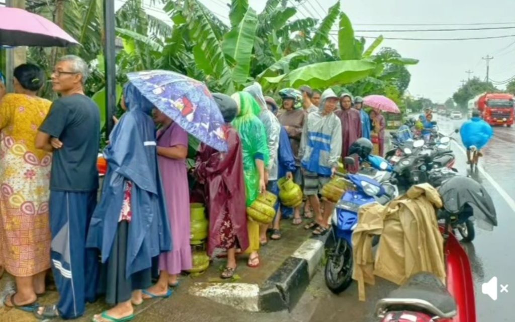 LPG Melon masih jarang di jepara harga melonjak hingga rp32.000 per tabung