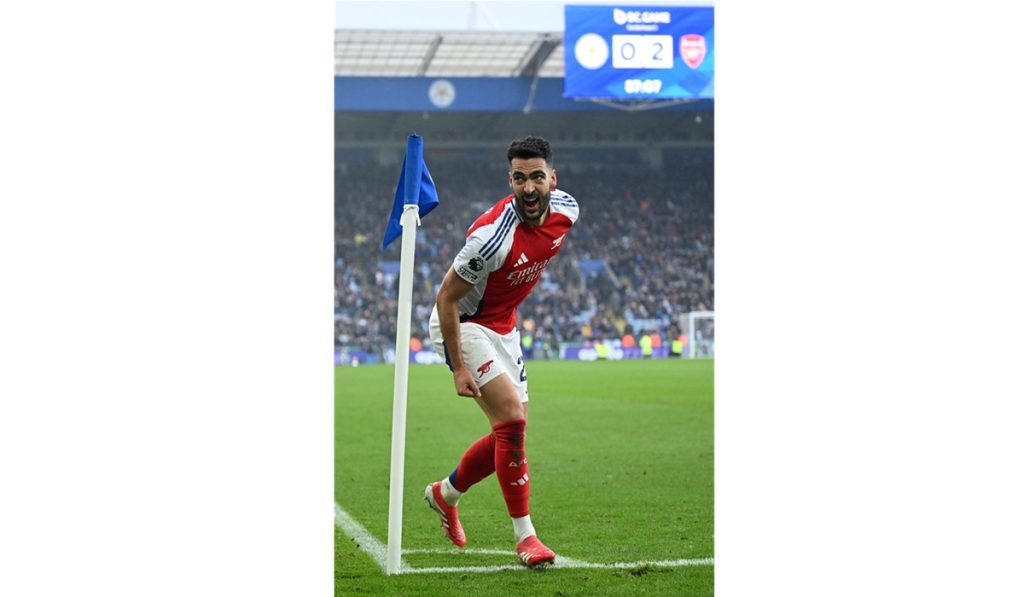 Leicester City vs Arsenal, Mikel Merino mencetak dua gol, The Gunners Win