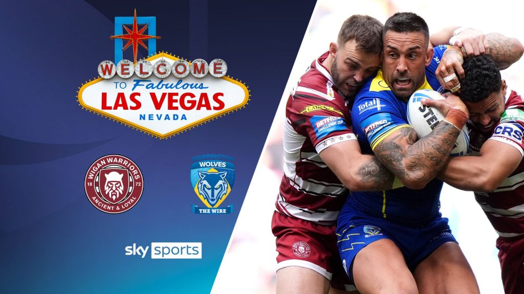 Liga Rugby di Las Vegas Live! Membangun ke Wigan vs Warrington pada hari Sabtu