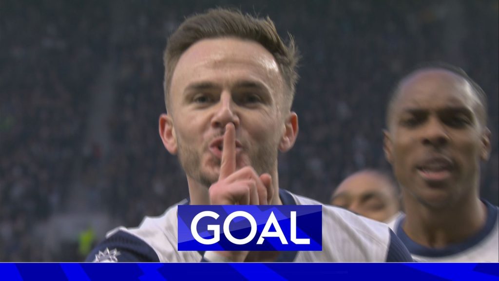 Maddison memberi Spurs keunggulan melawan Man Utd!