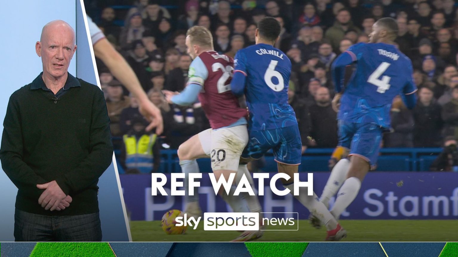 ‘Pelanggaran terang -terangan!’ | Ref Watch menganalisis tongkang Colwill sebelum chelsea equalizer