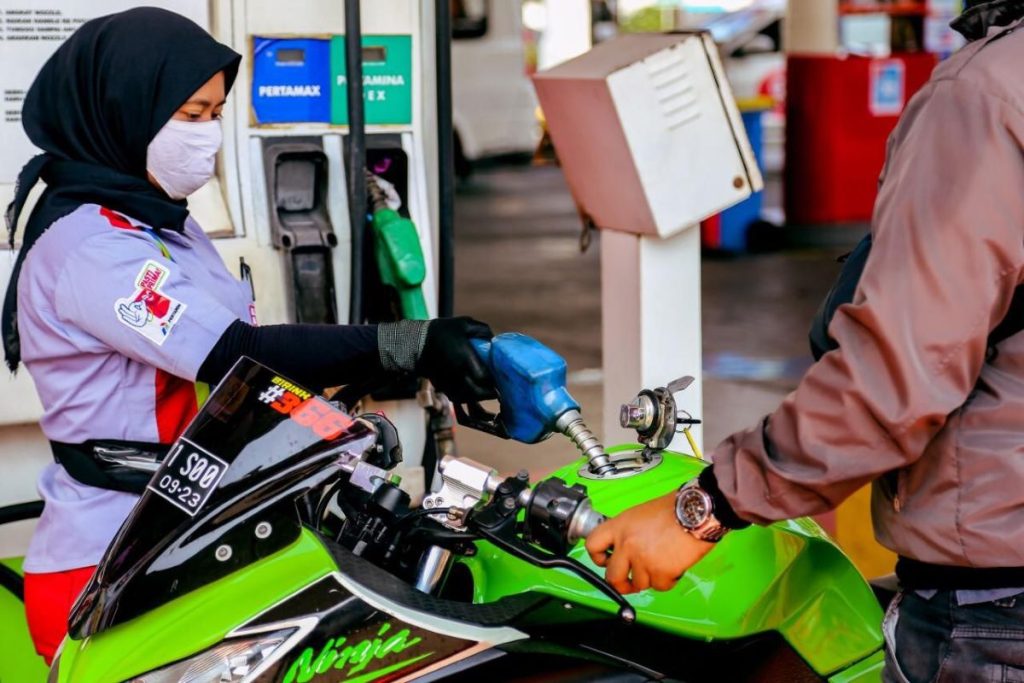 Pertamina no pertemax, perahahan guda salah