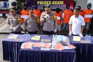 Polres Agam Gempur Narkotika Sirkulasi, 7 tersangka ditangkap