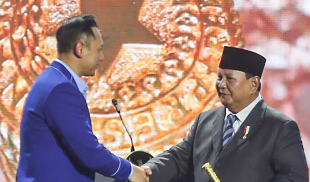 Prabowo Subianto mengatakan ahy bisa menjadi presiden