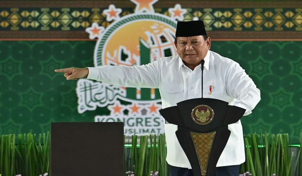 Prabowo Subianto tidak perlu kandidat saya lagi pada tahun 2029 jika program itu tidak berhasil