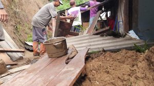 Tanah longsor, lusinan rumah di lereng Gunung Merapi di wilayah Boyolali rusak parah