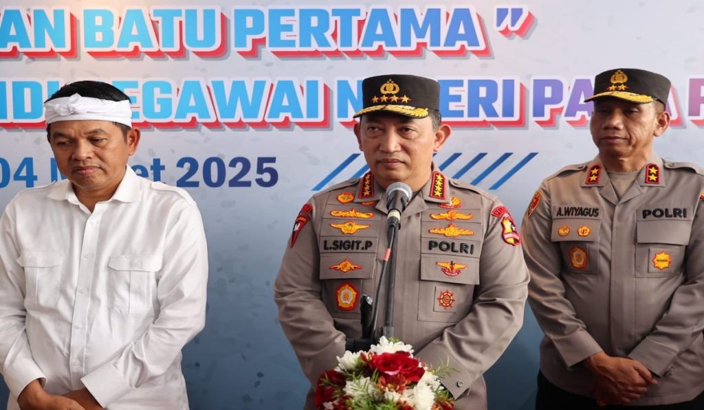 100 ribu rumah bersubsidi untuk polisi, Kepala Kepolisian Nasional memastikan selesai pada tahun 2025