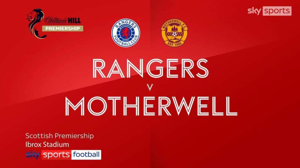 Rangers 1-2 Motherwell