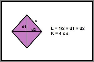 Area formula belah ketupat dan contoh pertanyaan mudah