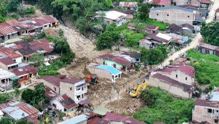 Area hutan yang tertib ke daerah aliran sungai untuk mencegah banjir