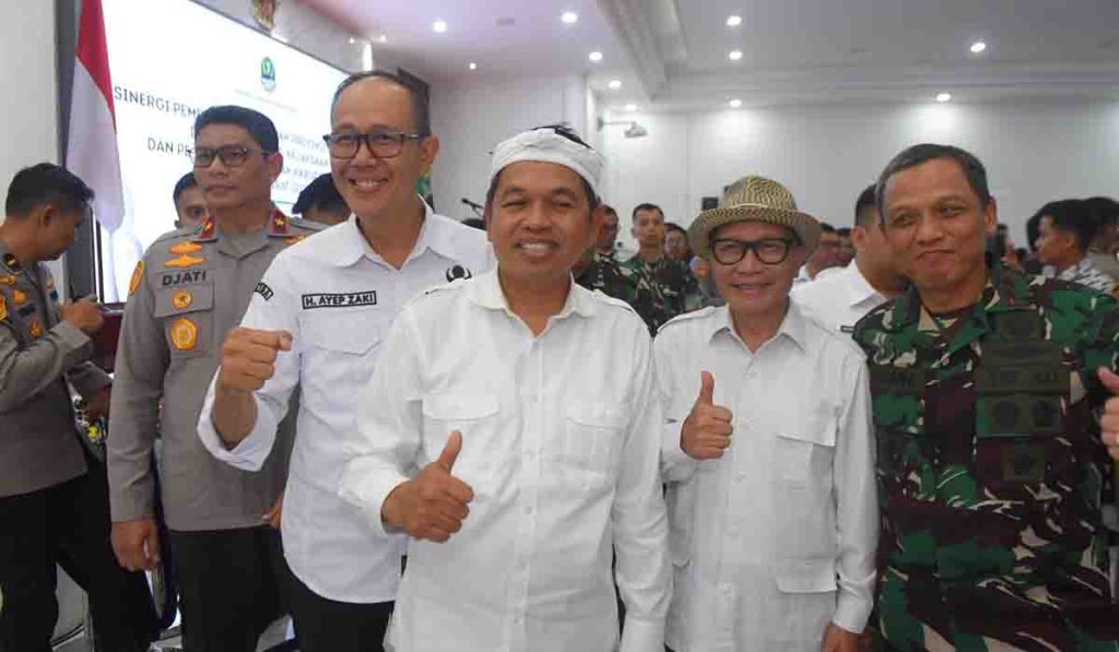 Ayep Zaki menghadiri sejumlah pertemuan dengan Gubernur Jawa Barat