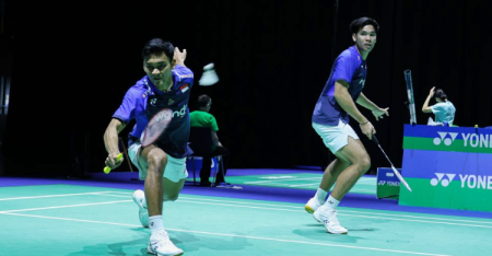 Badminton Swiss Terbuka 2025 Fikri dan Daniel China Gilas