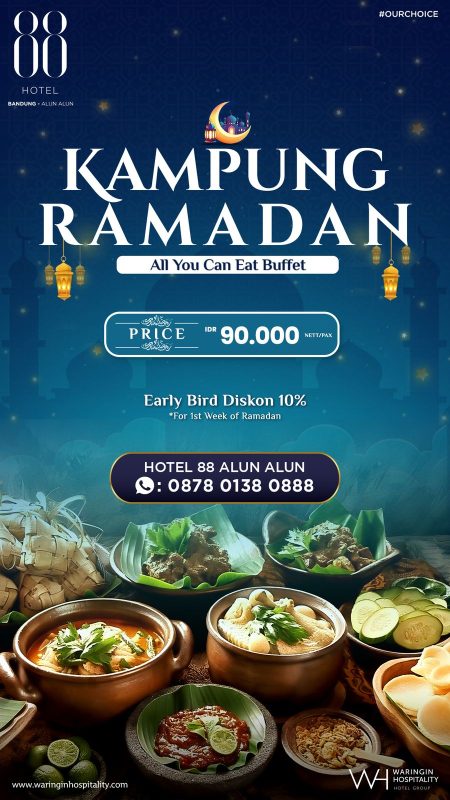 Break Fasting Food, hemat harga di Hotel 88 Alun Alun Bandung