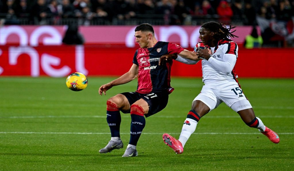 Cagliari vs genoa, break, gli isolani jauh dari zona degradasi