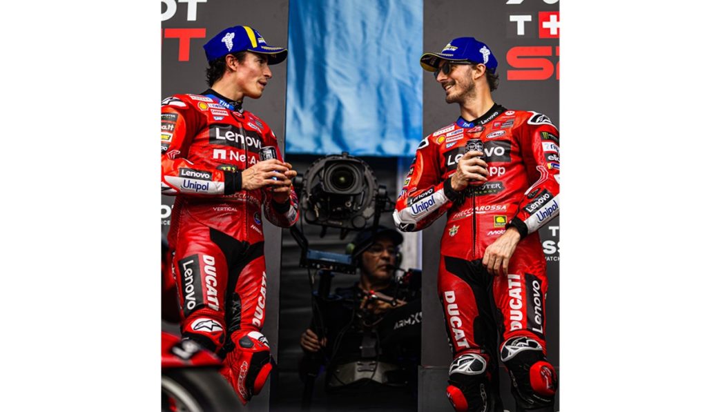 Ducati kecewa karena Francesco Bagnaia mengalami kesulitan ketika Marc Marquez mendominasi