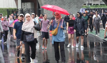 Gangguan tropis memicu untuk meningkatkan potensi hujan di sejumlah daerah