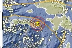 Gempa bumi M 4.0 Shakes Seram Island, Maluku