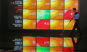 Kapitalisasi pasar saham Indonesia jatuh 11,68