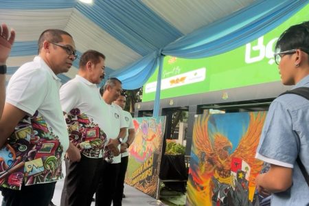 Menyuarakan pesan anti -korupsi melalui seni mural