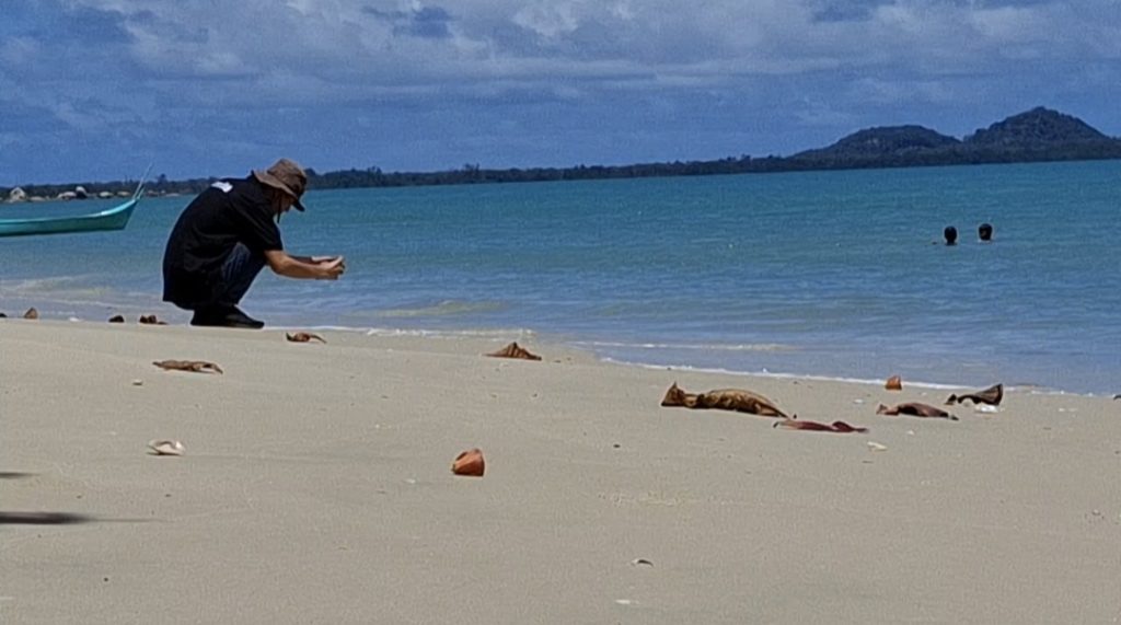 Pantai Batu Berigak, tempat favorit bagi penduduk Bangka Belitung