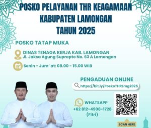 Pemerintah Kabupaten Lamongan Membuka Pos Keluhan THR untuk Pekerja