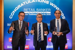 Penghargaan BRI Award 5 di Acara International Asia Trailblazer Awards International Banker Awards 2025 Acara