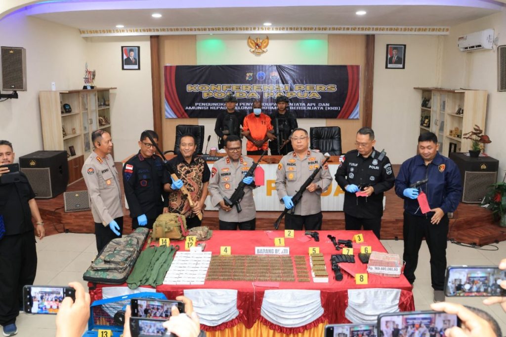 Polisi gagal penyelundupan Senpi dan ratusan amunisi untuk KKB