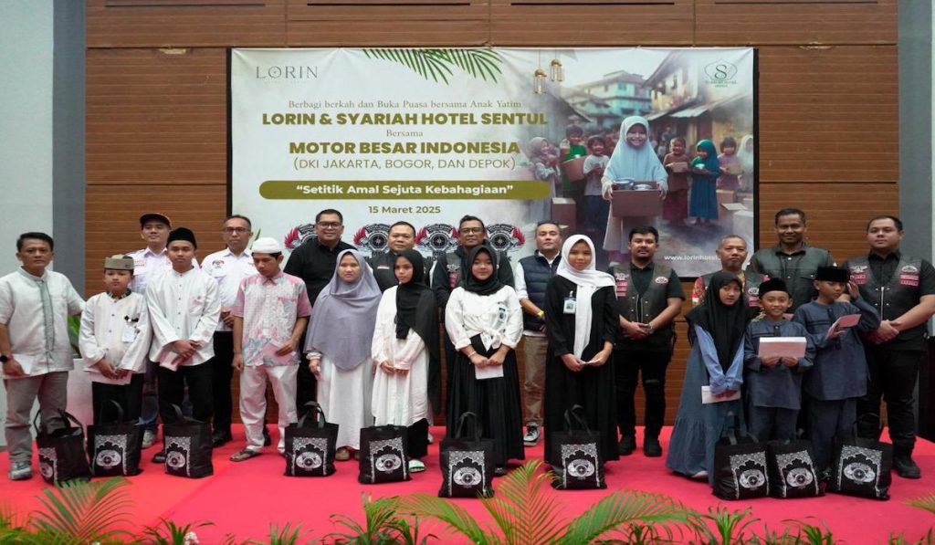 Ramadhan membagikan Lorin Hotel Sentul dan MBI untuk mendapatkan senyuman untuk anak yatim