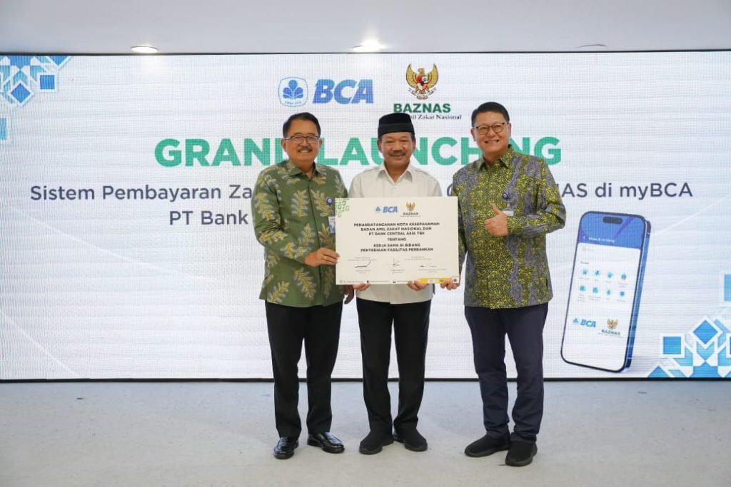 Sekarang Zakat, Infaq, Layanan Baznas ALMS dapat diakses melalui MYBCA